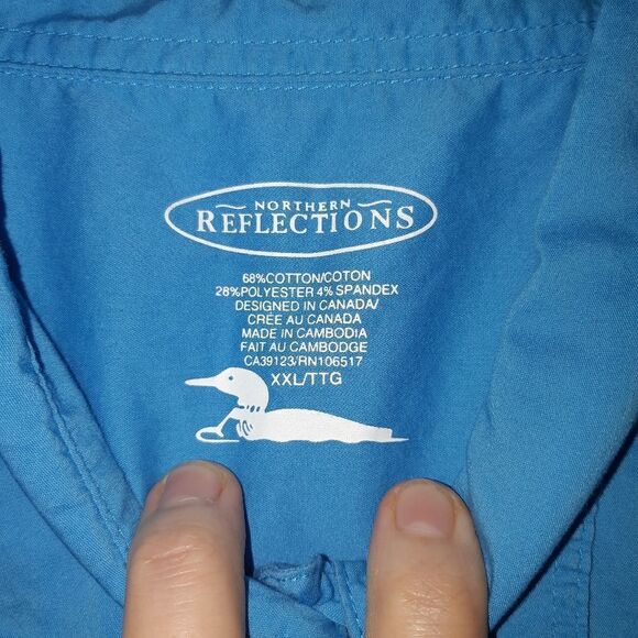 Woman size 2XL Northern Reflection Dress Shirt - Picture 2 of 7